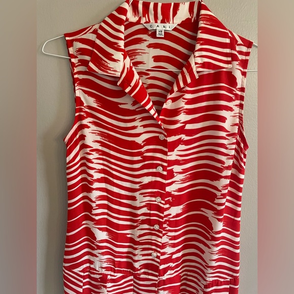CAbi dress red white - Picture 5 of 11